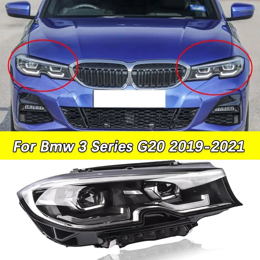

Full Led 12V Front Lights For Bmw 3 Series G20 G21 M3 320I 330I 2019-2021 Auto Lighting Sets Dual Projector Headlight Assemblys