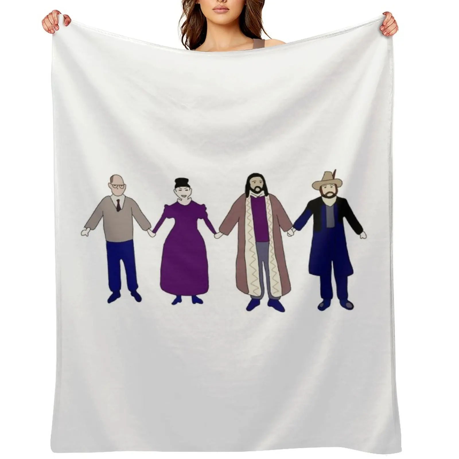 

Colin Robinson's Painting - What We Do In The Shadows Throw Blanket christmas gifts Stuffeds Camping Blankets