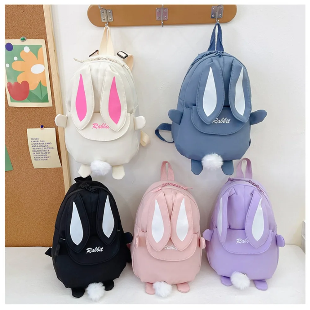 Koreaanse stijl schattig konijn rugzak grote capaciteit cartoon mochila kinderen schooltas kawaii nylon schattige schoudertas student