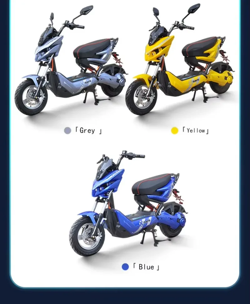 2025 Neuer Stil Elektroroller Großhandel mit großer Reichweite und hoher Geschwindigkeit 1500 W Elektroroller mit zwei Rädern Elektro-Motorrad zu verkaufen