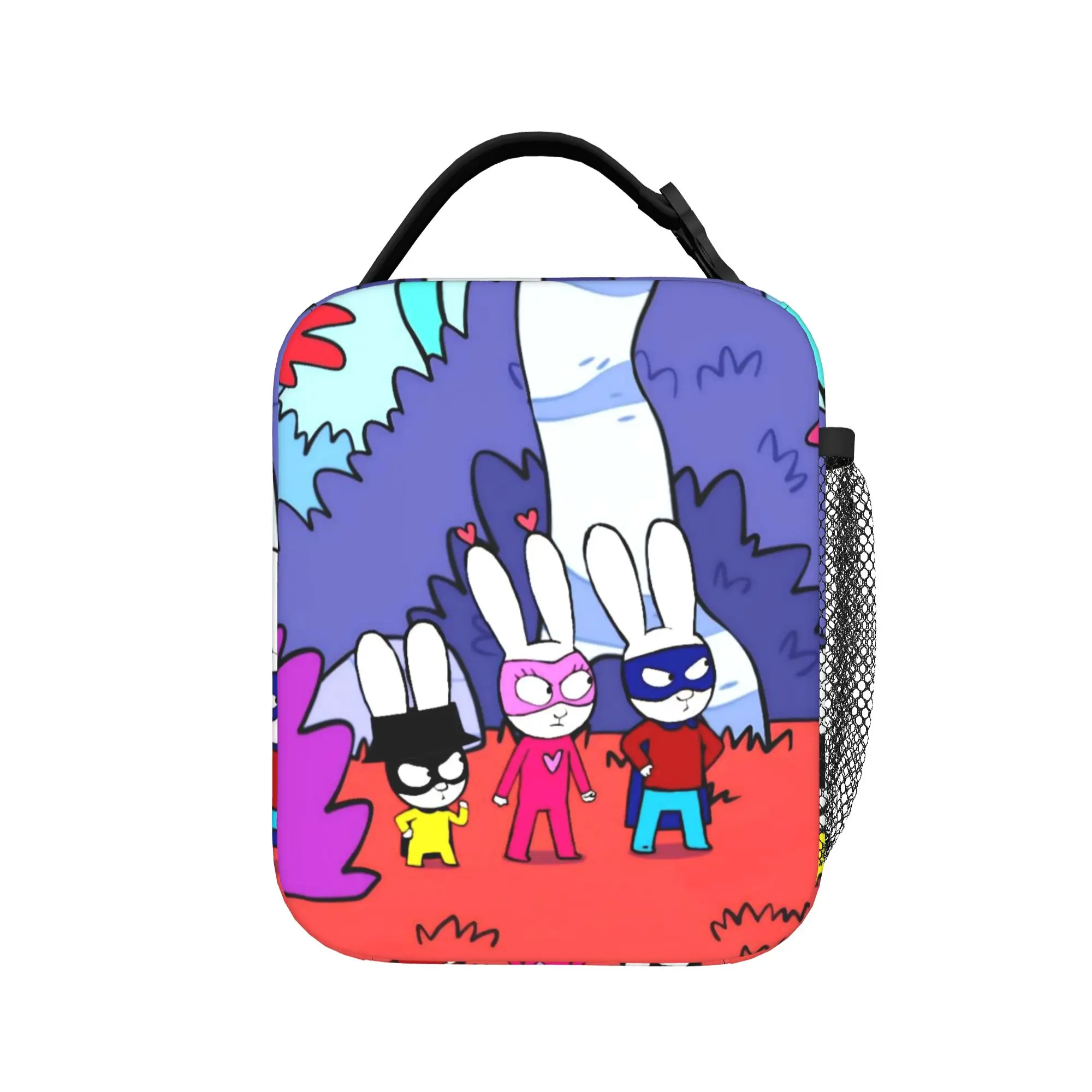 Simons Super Rabbit Insulated Lunch Bags High Capacity Bunny  Meal Container Thermal Bag Tote Lunch Box Food Storage Bags