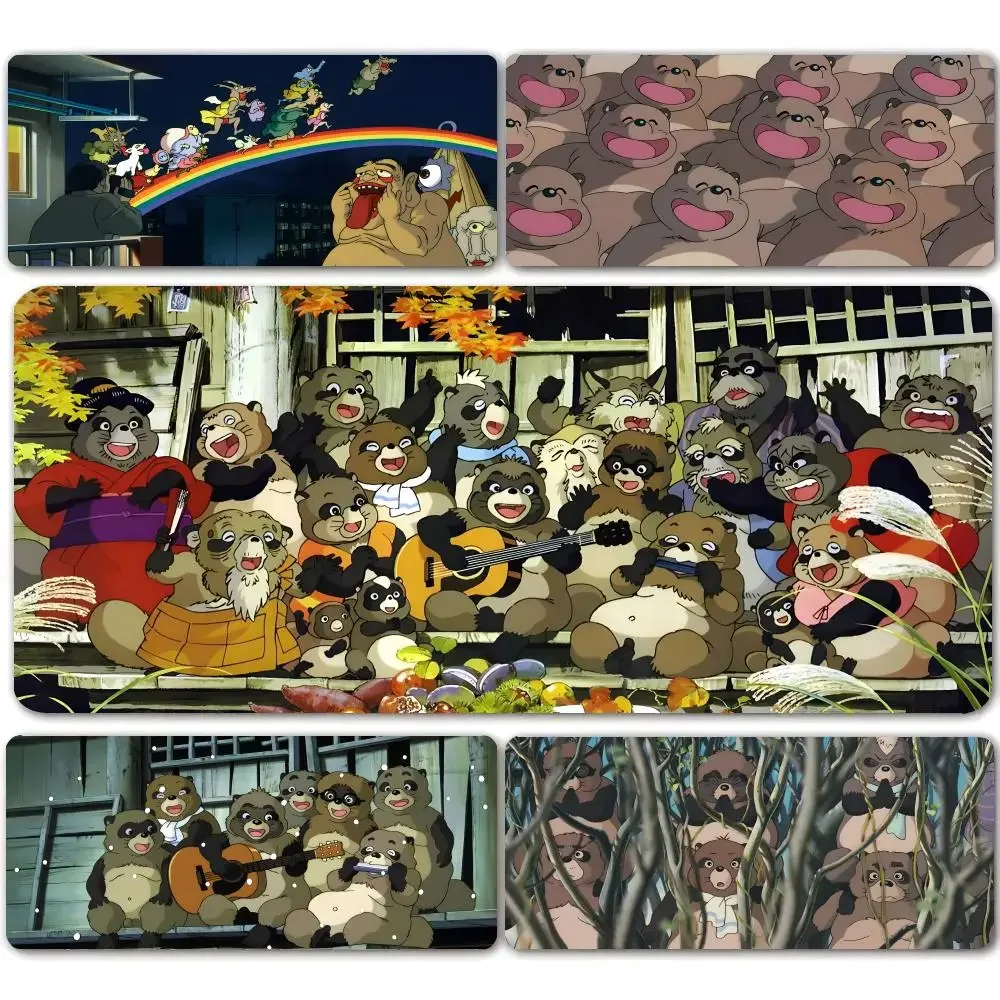 

POM POKO Ghibli Anime Mouse Pad Mousepad Large Gaming Mouse Pad LockEdge Thickened Computer Keyboard Table Desk Mat