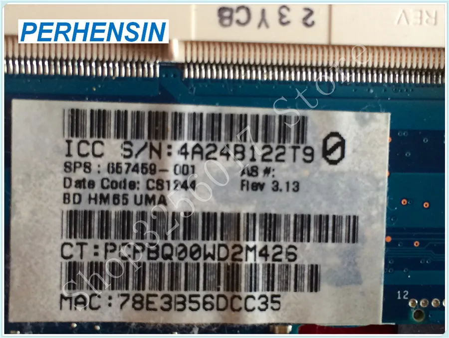 ل HP ل G6 G6-1000 اللوحة الأم للكمبيوتر المحمول المتكاملة 6050A2454801-MB-A01 657459-001 100% اختبار جيد