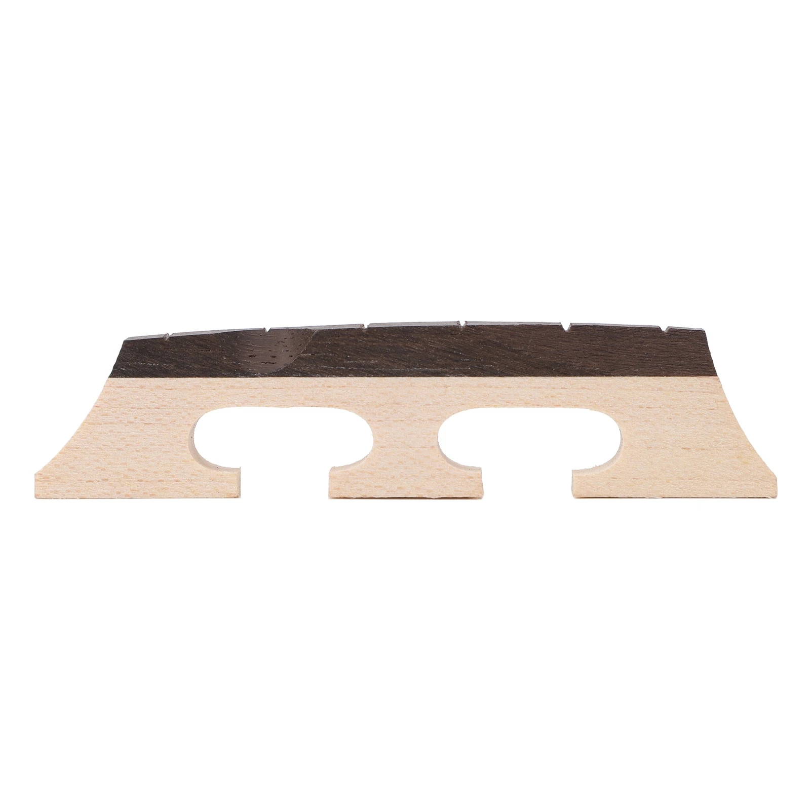 6 String Banjo Bridge Universal 3 Legged Premium Ebony Maple Banjo Bridge for Banjolele Accessories