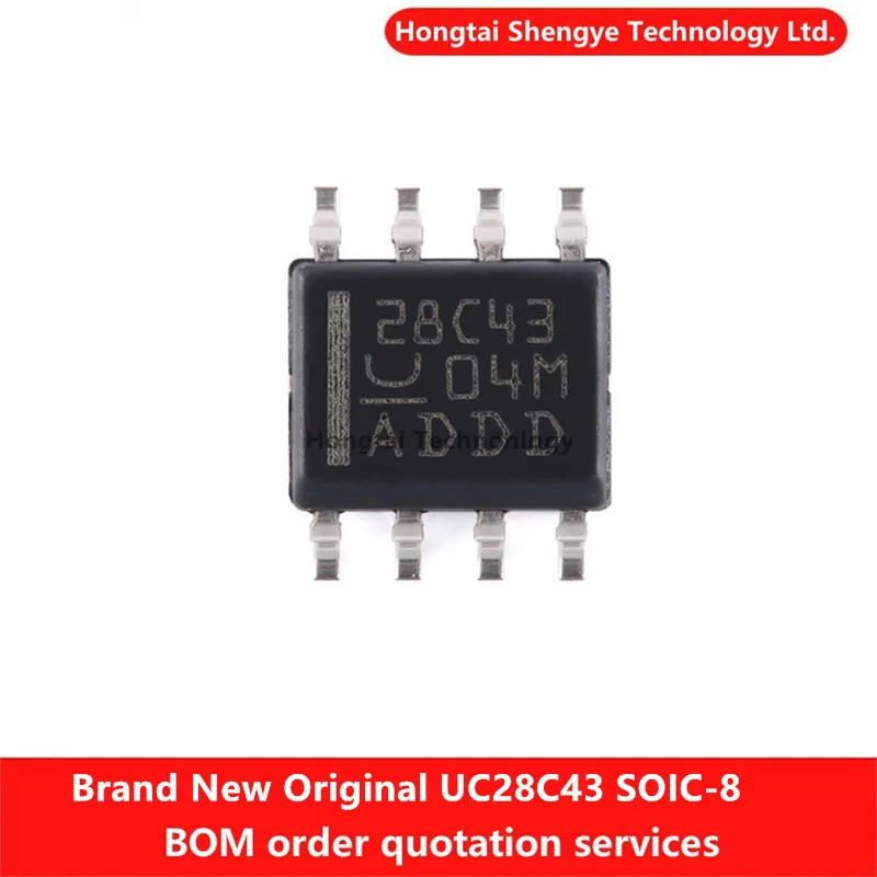 New Original  UCC28C43DR SOIC-8 Current Mode PWM Controller Chip