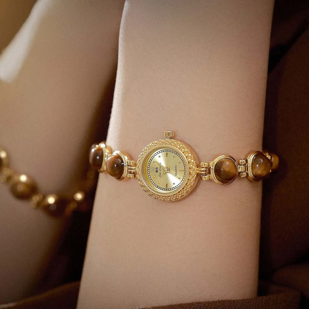 Luxury Women Watches Natural Color Jade Bracelet High Quality Quartz Women's Wristwatch Fashion Dress Watch Gifts 2025 NEW