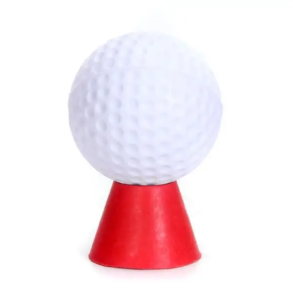 Winter Golf Tee Set 4pcs Jumbo Rubber Non Flying Rope Attached Heights 11mm 16mm 22mm 37mm for Mats