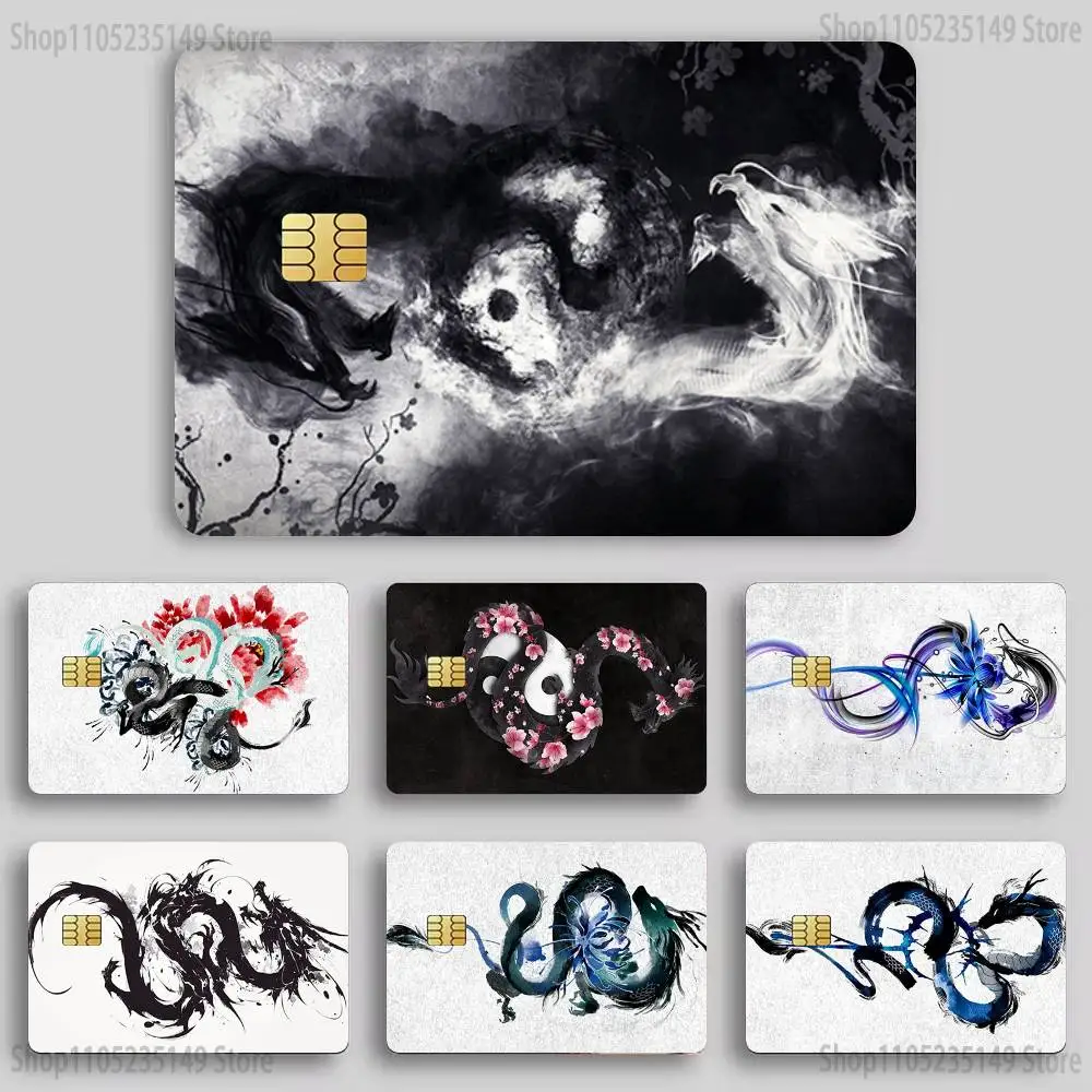 

Dragon Credit Debit Bank Film Skin Sticker Front Cover