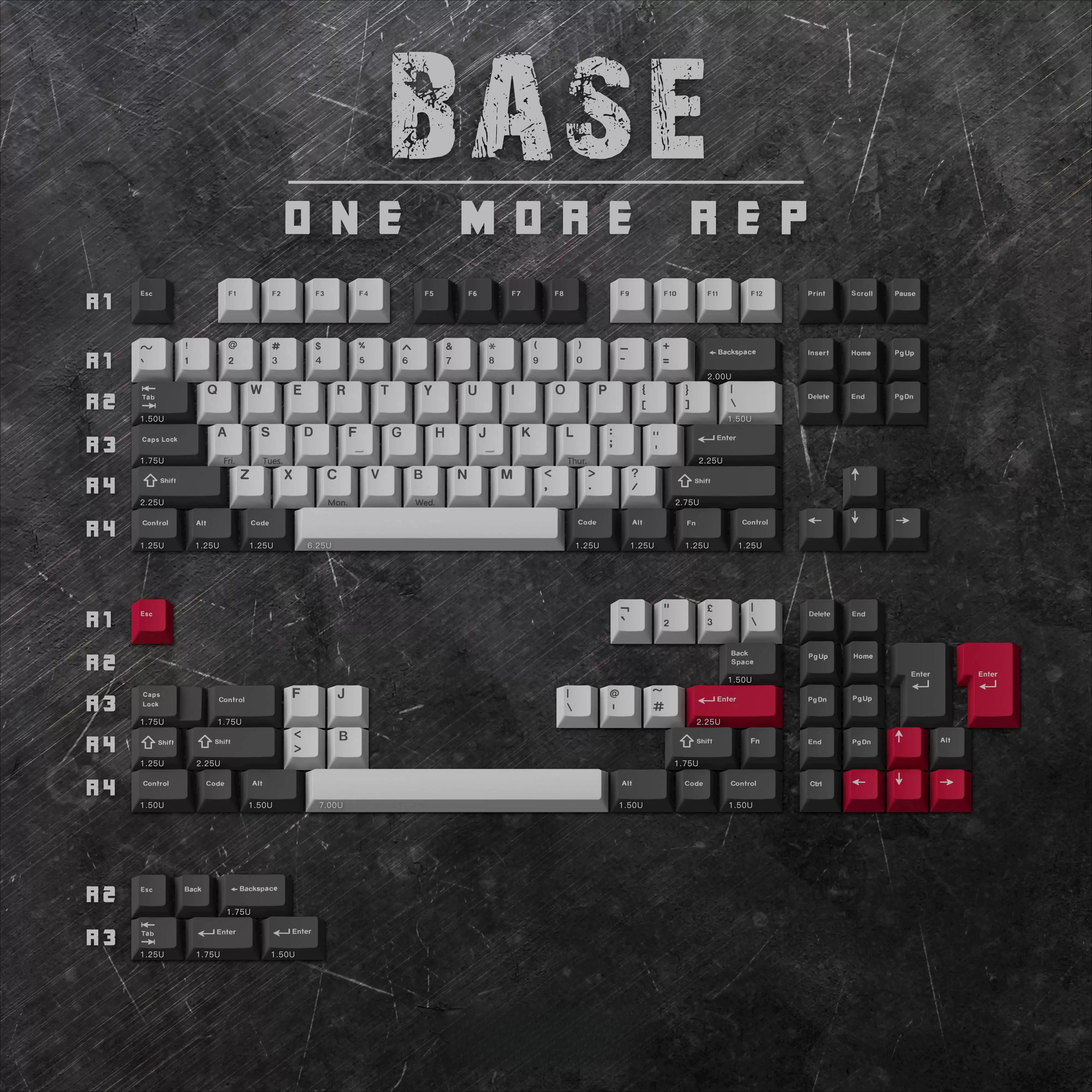 

ONE MORE kkb keycaps