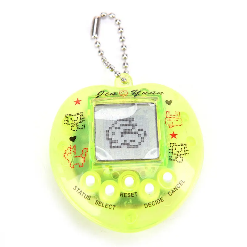 1Pc Random Color Children's Electronic Pet 168 Pets In 1 Virtual Cyber kid Digital Pet Toy Pixel Funny Gift Play Toy Keychain