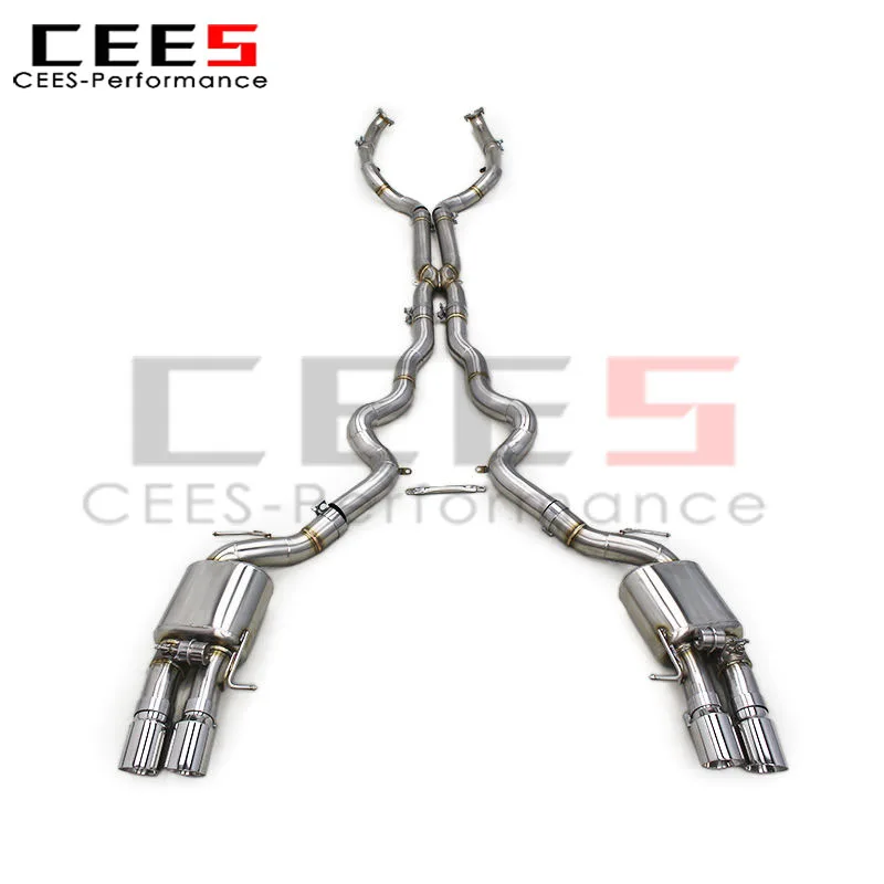 

CEES Tuning Catback Exhaust for BMW F10 550i 4.4TT 2010-2013 Racing Car Exhaust Pipe Valvetronic Escape Muffler Valve Exhaust