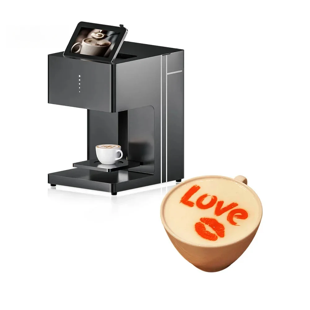New Arrived Edible Ink Fast Selfie Mini Coffee Printer Latte Art Cake 3D Printing Machine for Cafe