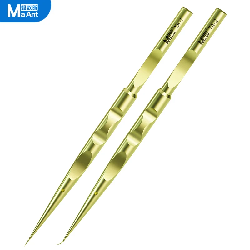 MAANT Titanium Alloy Tweezers Waterproof Anti-corrosion Anti-rust Non-magnetic High-strength Precision Forceps