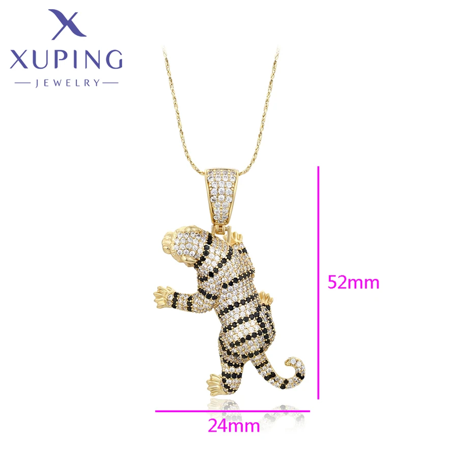 Xuping Jewelry New Arrival Fashion Animal Shaped Pendant Necklace of Light Gold Color Women Baby Party Gift X000989229