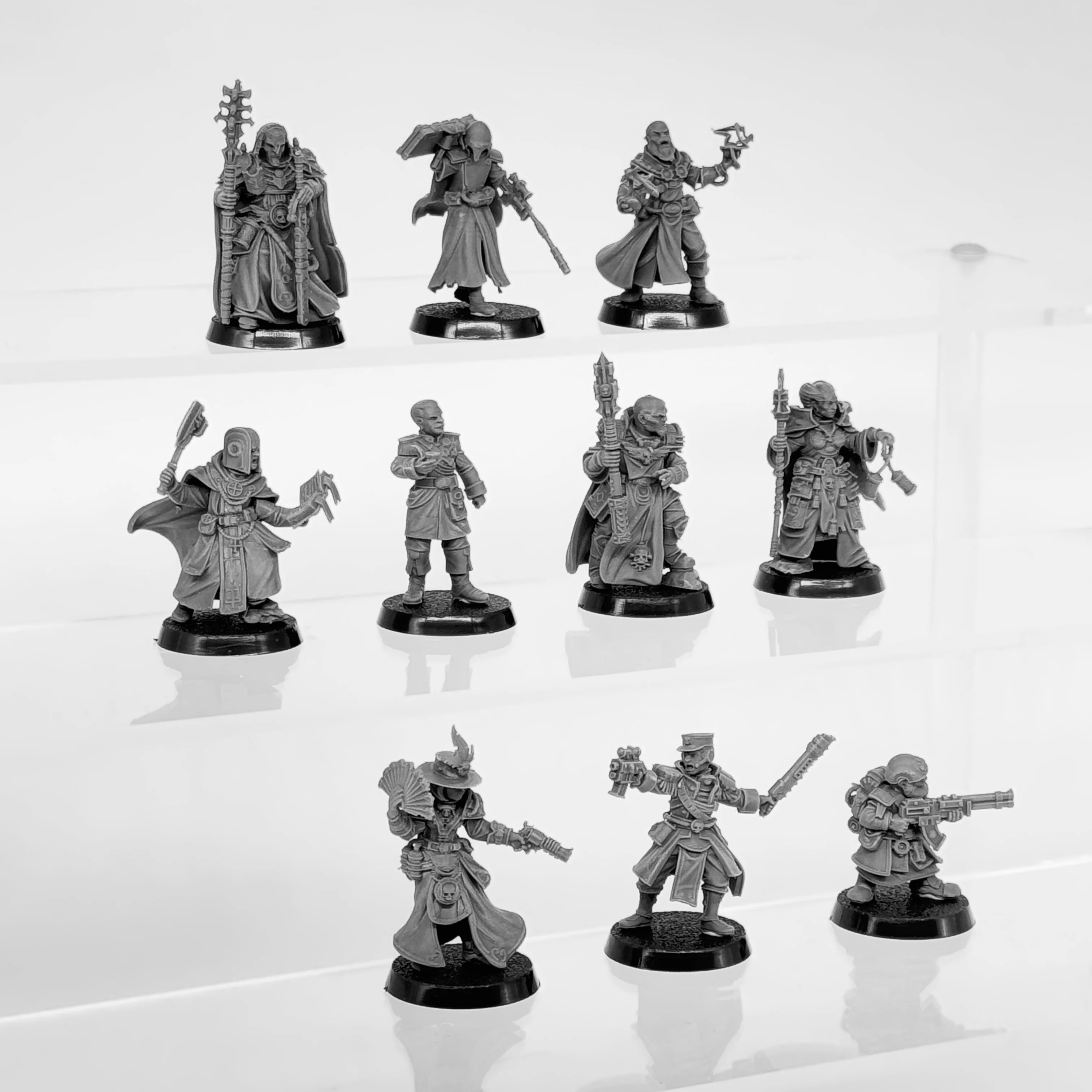 Royal Guard Elites Resin Model Kit 10 Figures Tabletop War for RPG Fantasy Miniature Unpainted