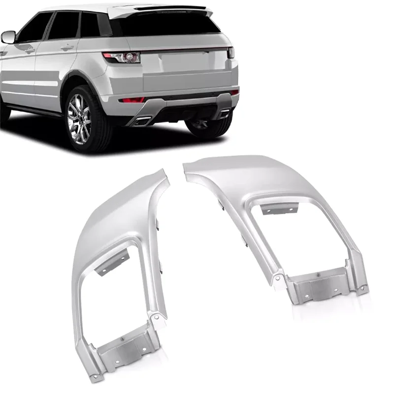 

Rear Bumper Exhaust Fender Cover Exhaust Tail Throat Trim Plate For Land Range Rover Evoque 2012-2016