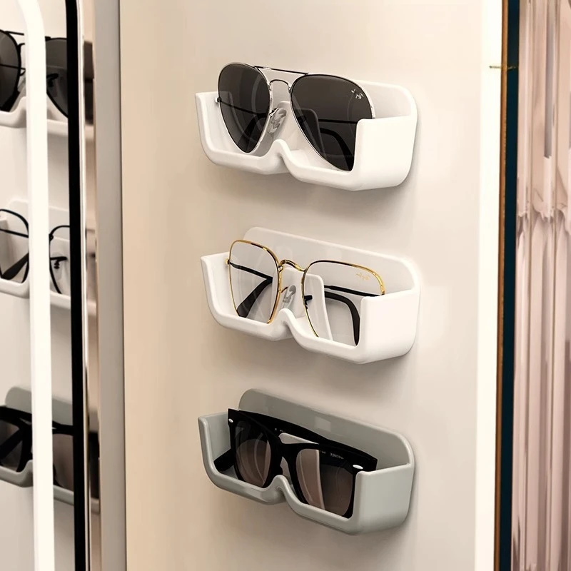 Brillen-Aufbewahrungsbox, Wandbehang, keine Stanzdekoration, Myopie-Sonnenwanddisplay, hochwertiges Sonnenbrillenregal