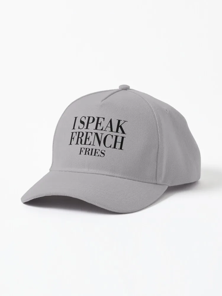 I Speak French Fries Cap For Men Women Summer Outdoor Sun Baseball Hats New Fashion Hat