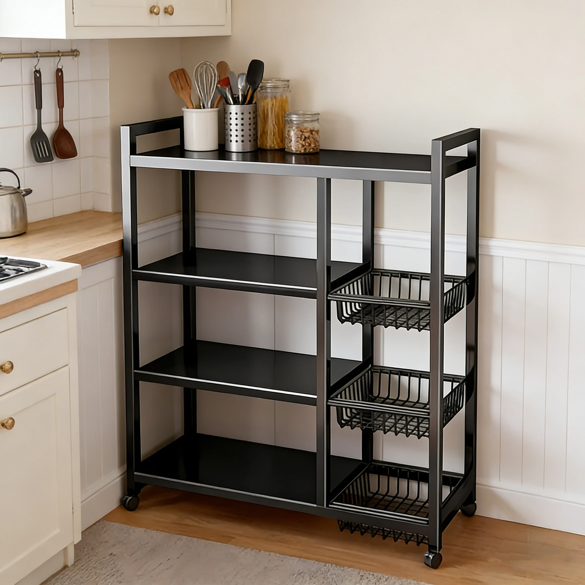 1-delige draagbare opbergrek, - Kitchen Gadgets Gift recensie en prijs
