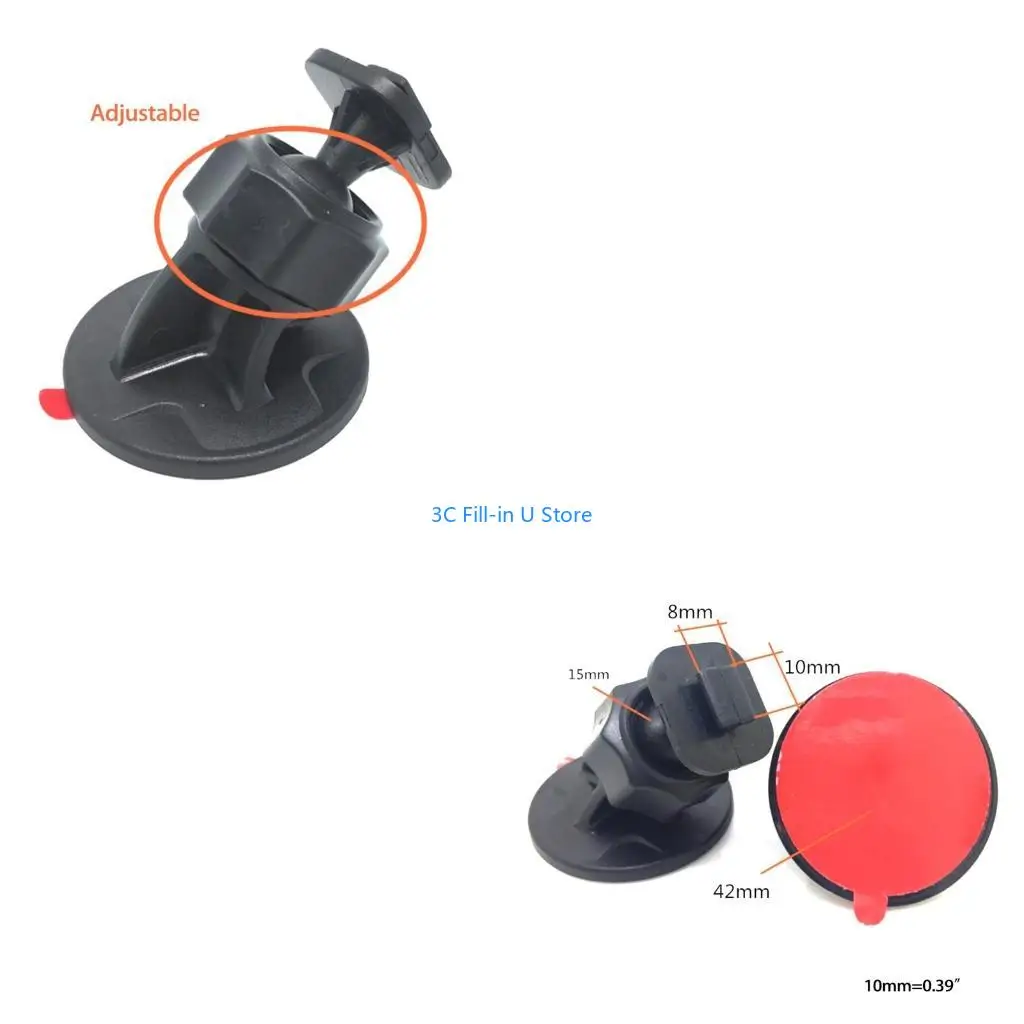 

G8TA Т-образный кронштейн для записывающего устройства для вождения Базовый кронштейн Двусторонний клейкий кронштейн