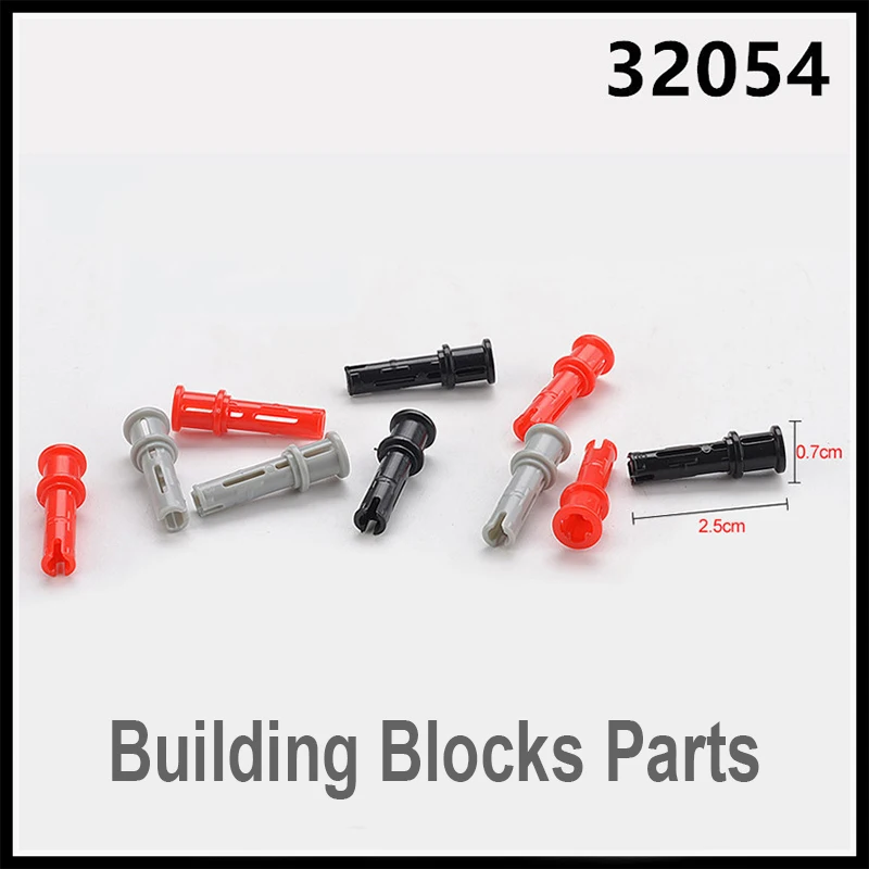 

50PCS Building Blocks Tech Connectors Parts 1x3 Pin Peg Bushes MOC Replace Bricks 32054