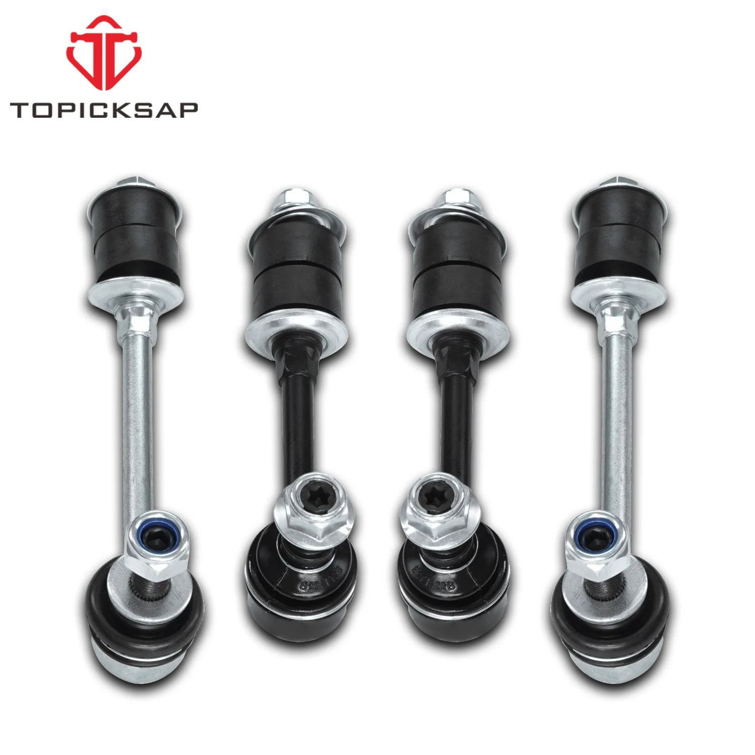 TOPICKSAP 4Pcs Front/Rear Sway Bar End Link Kit L/R for Toyota 4Runner 1996-2002 Suspension K90619 K90681