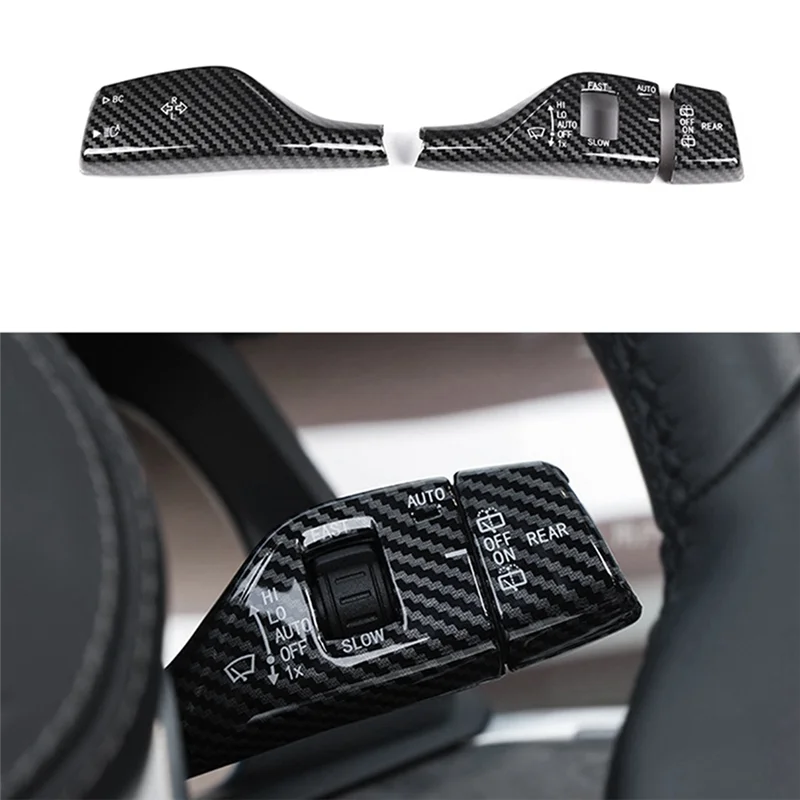 ممسحة السيارة التبديل غطاء لسيارات BMW X1 X2 X3 X4 X5 X7 G01 G02 G05 SUV بدوره إشارة ممسحة رافعة غطاء ديكور ملصق Trim-A67F