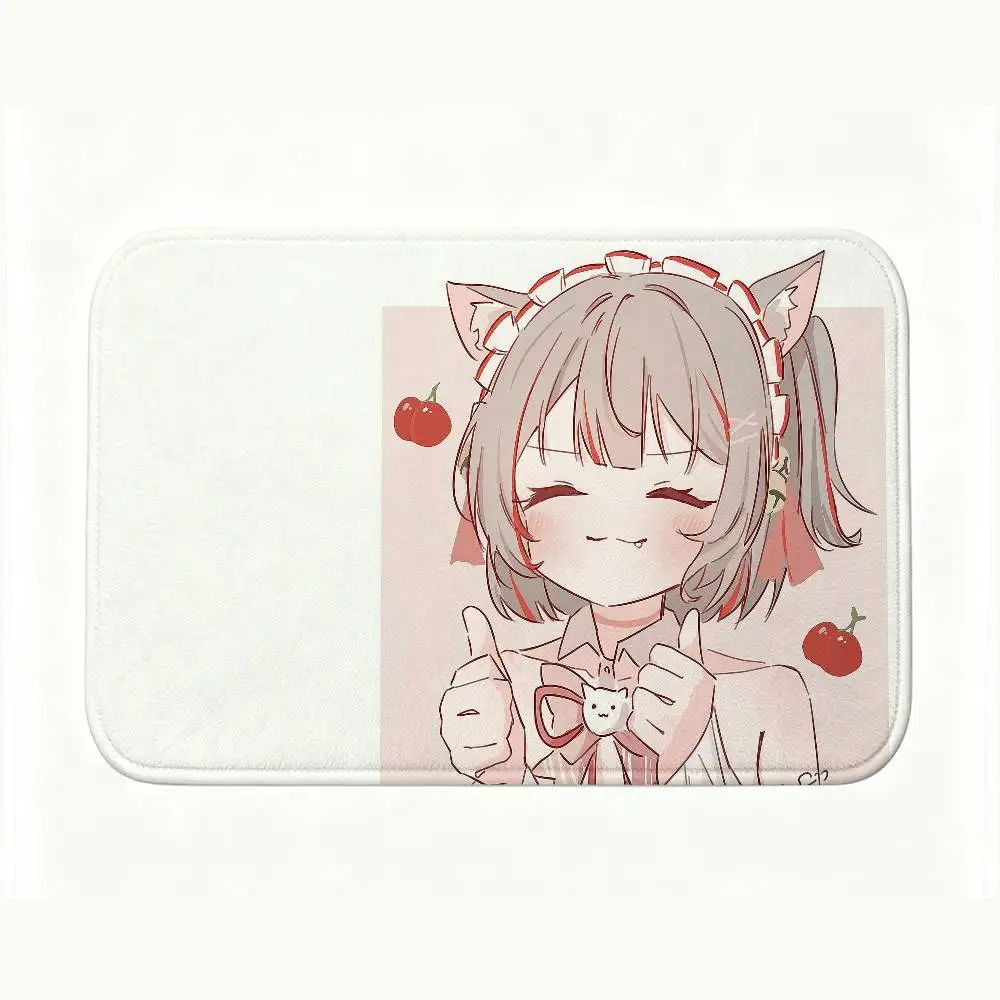 Kawaii N-Neneko Mashiro S-StelLive Short Plush Anti-Slip Rug Soft Machine Washable Floor Mat Home Decor 6