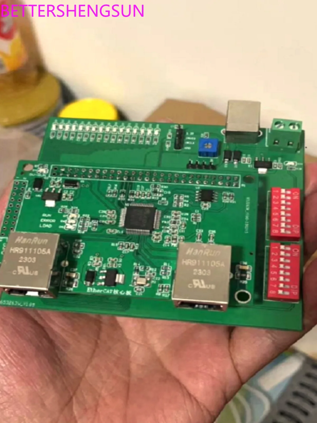 

EtherCAT development board slave station, based on STM32+AX58100