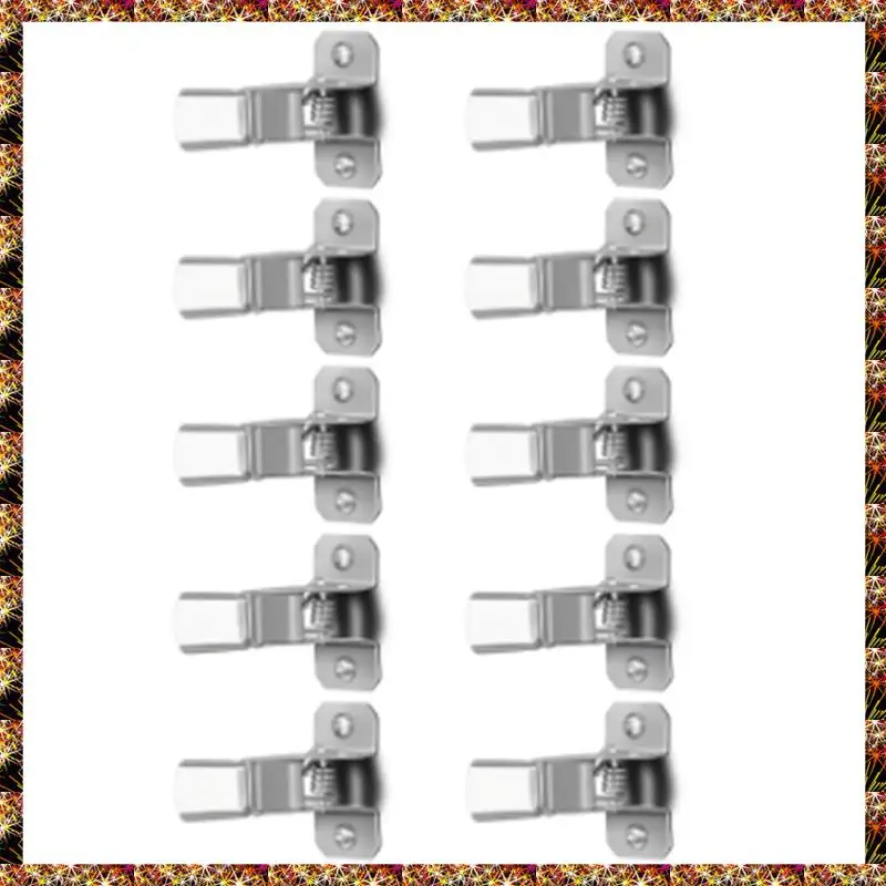 BTCL 10 Uds. Soporte para fregona y escoba con agarre de resorte para pala, rastrillo, escoba, soporte para fregona con tornillos, herramientas para colgar