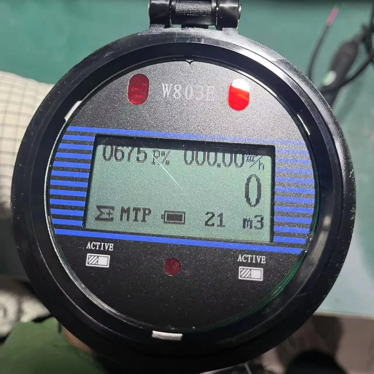 4'' DN100 mm 3.6V Lithium Battery Powered Converter Frequency Pulse Output Liquid Electromagnetic Flow Meter