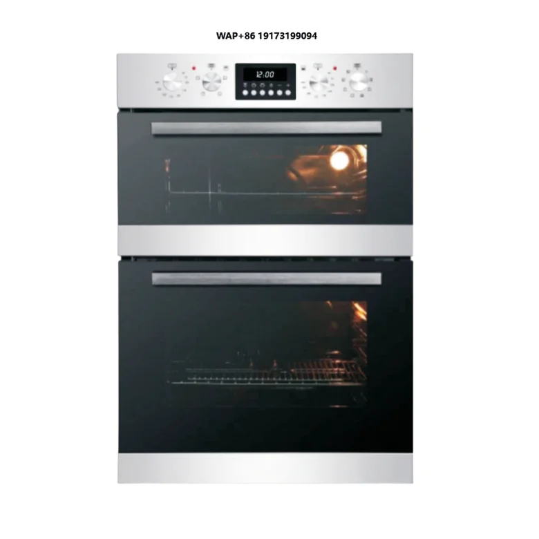

New Products 60cm Black Glass and Stainless Steel Built-in Double Ovens
