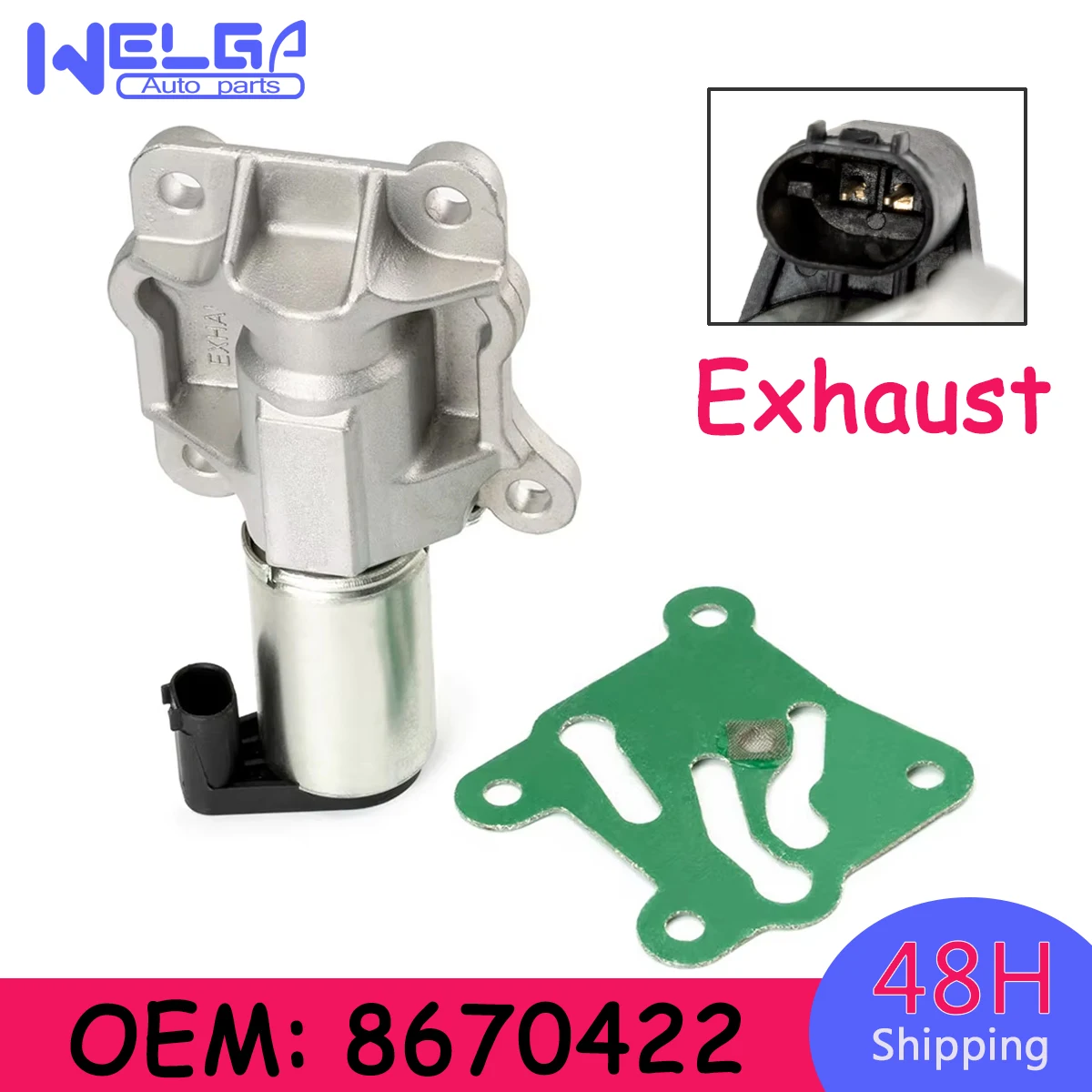 

New 8670422 VVT Exhaust Variable Oil Control Valve Timing Solenoid 36002686 36002685 For Volvo S60 S70 S80 XC90 Car Accessories