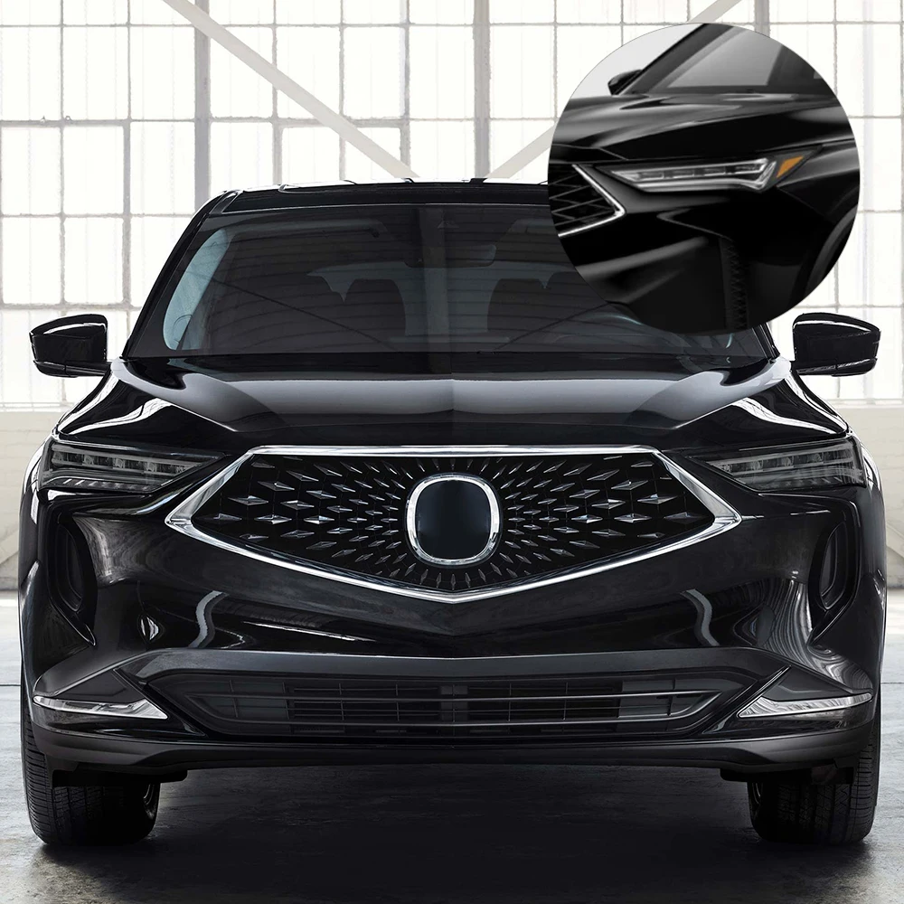 

Smoke Black High-Gloss TPU Car Headlight Protective Film for Acura MDX YD4 2021-2026 Pre-Cut PPF Anti-Scratch Vinyl Wrap Kit