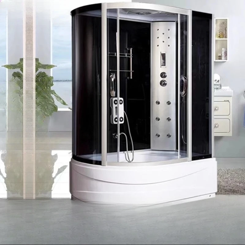 

Integral shower room, integrated bathroom, household glass partition, bath room with bathtub