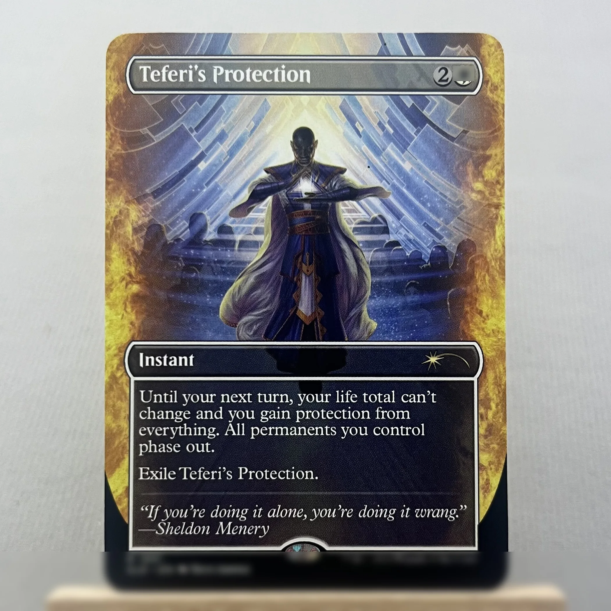 MH3 SLD HOLO8-02 TCG Cards for Home Play Proxy Teferi's Protection ponder Ugin, the Spirit Dragon Wrenn and Six Sol Ring