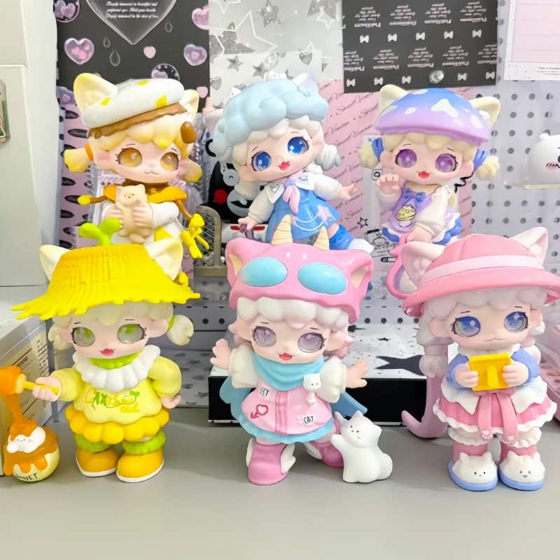 

Genuine Mioco Accompanying Diary Series Vinyl Blind Box Anmiate Figurines Cute Trendy Mystery Box Customized Ornament Girl Gifts