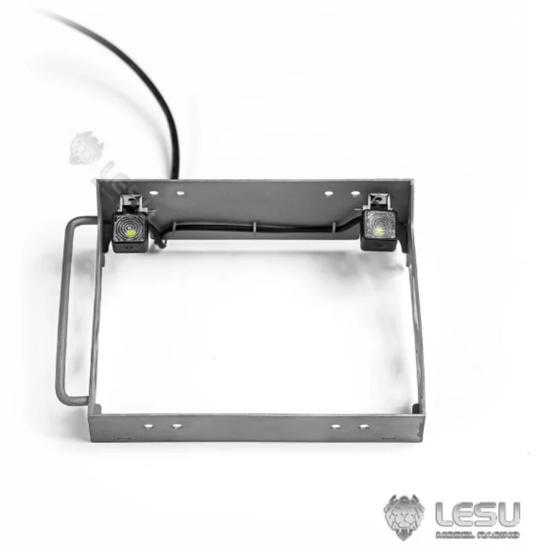LESU 1/14 Cab Guardrail with Lighting LED Lamp for RC Hydraulic Excavator Model LR945 Spare Parts Unpainted Unassembled Toy