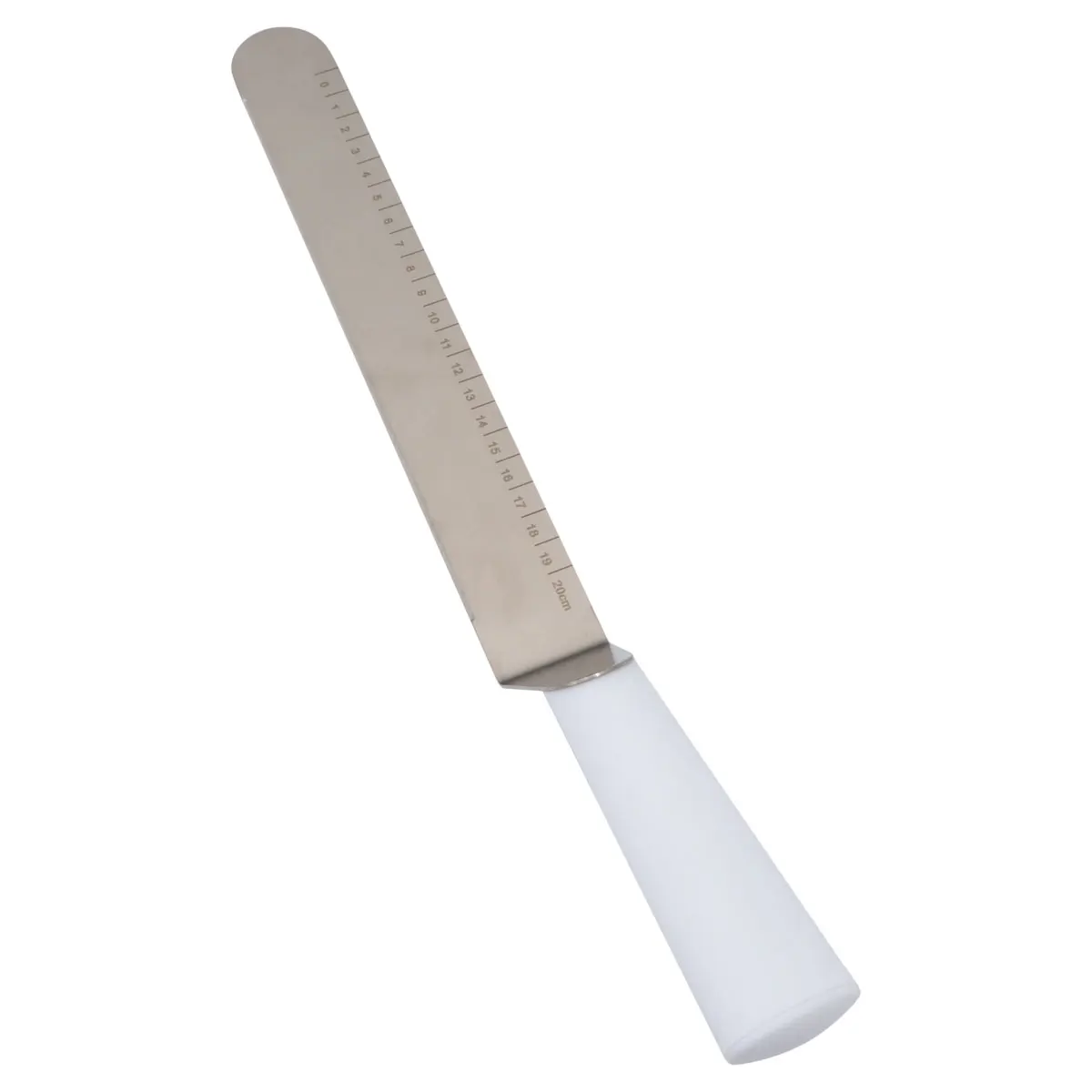 

Stainless Steel Scraper Cake Spatula Baking Tool with Scale Cream Scraper Design for Kitchen Utensils Easy Clean