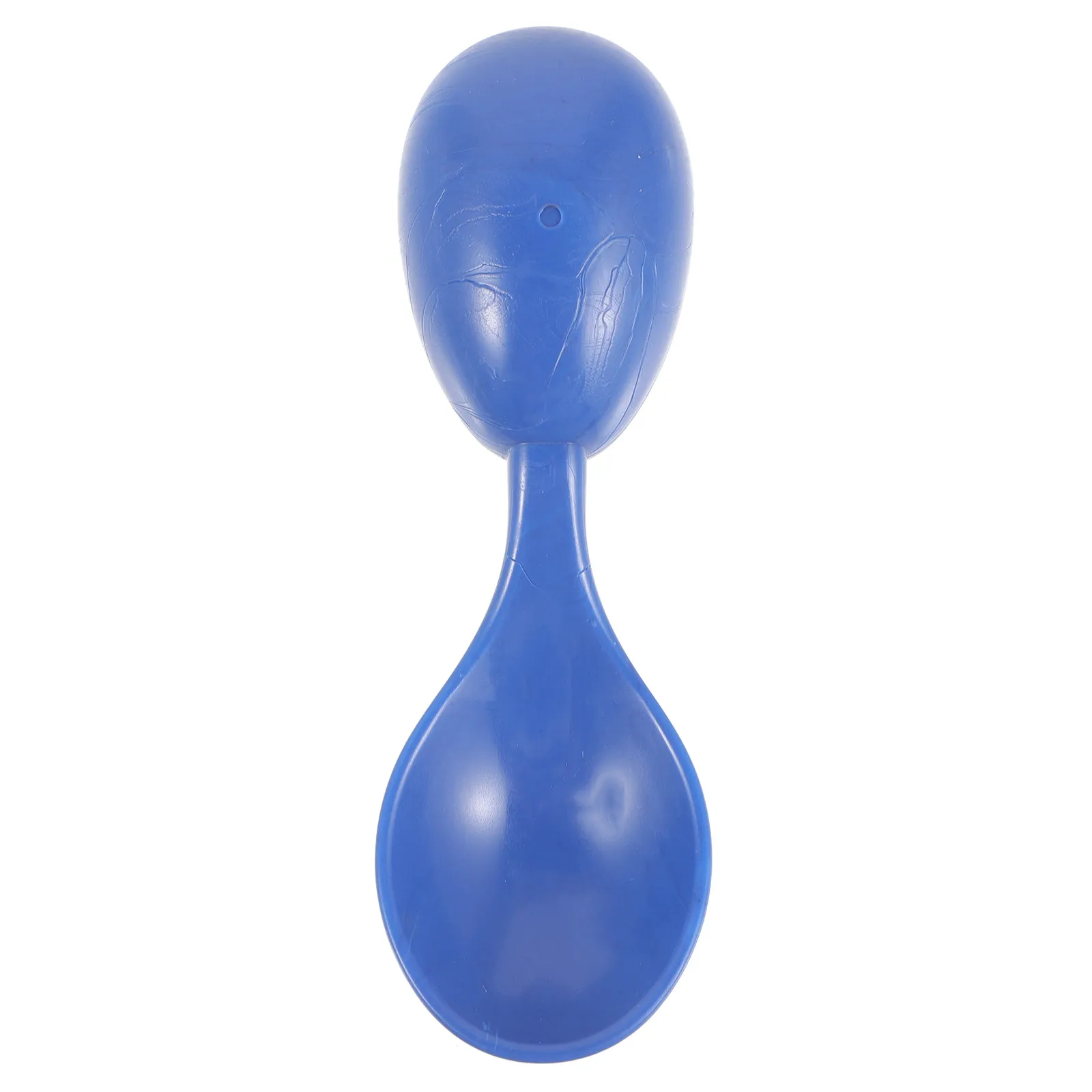 Prison Safety Spoon Soft Rubber Round Handle Short Handle Mini Spoon Anti-Swallowing Design Portable Eating Tool for Inmates