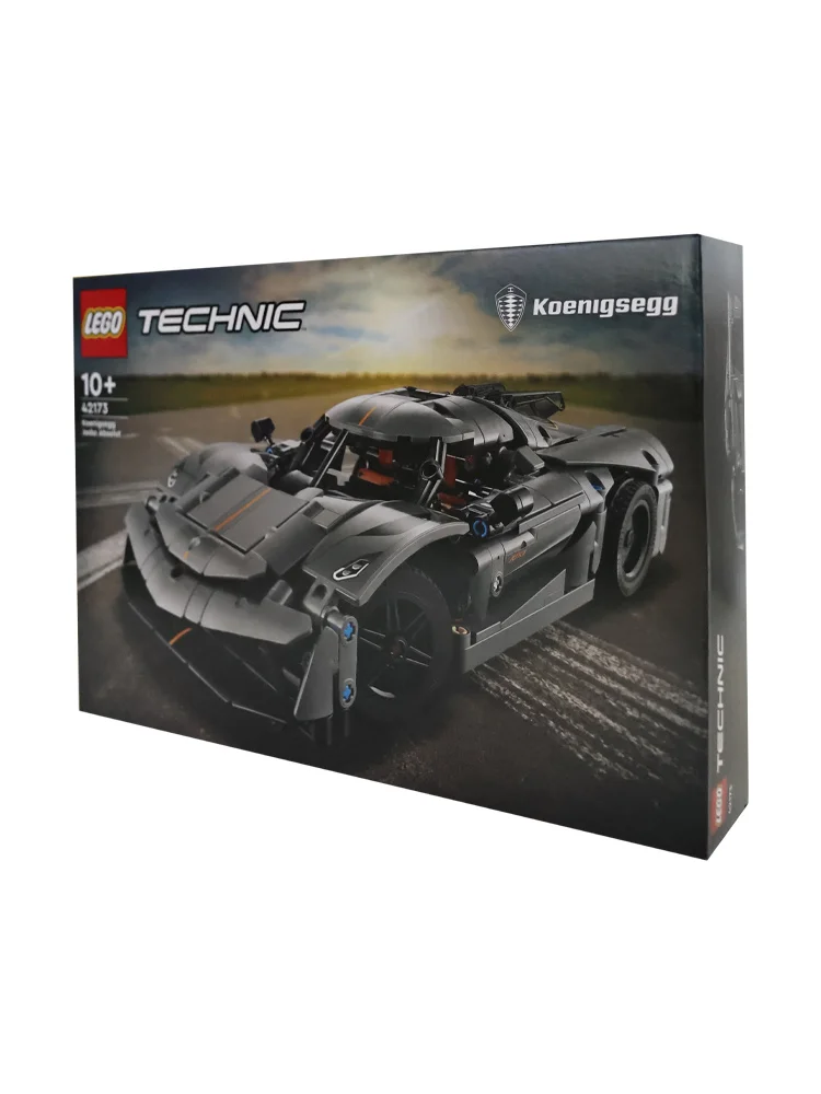 LEGO  42173 Mechanical Series Koenigsegg Grey Supercar Racing Children\'s Building Blocks Toy