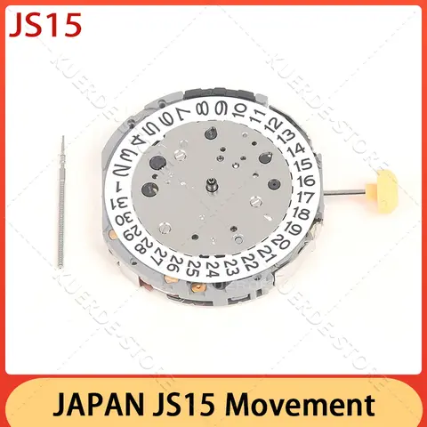 새로운 JS15 무브먼트 날짜 3,6 손 6/9/12 소형 초 크로노그래프 다기능 쿼츠 무브먼트 일본 시계 액세서리