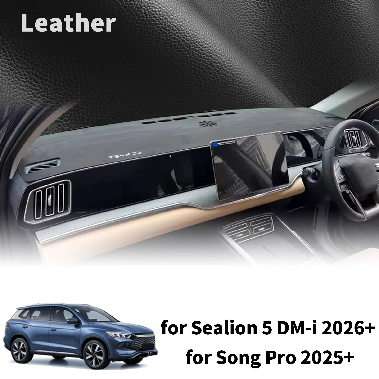 

for BYD Song PRO 2025 for New Sealion 5 DM-i 2026 High Quality Dashboard Cover Dashmat Sunshade Anti‑UV Protector Dash Mat Pad
