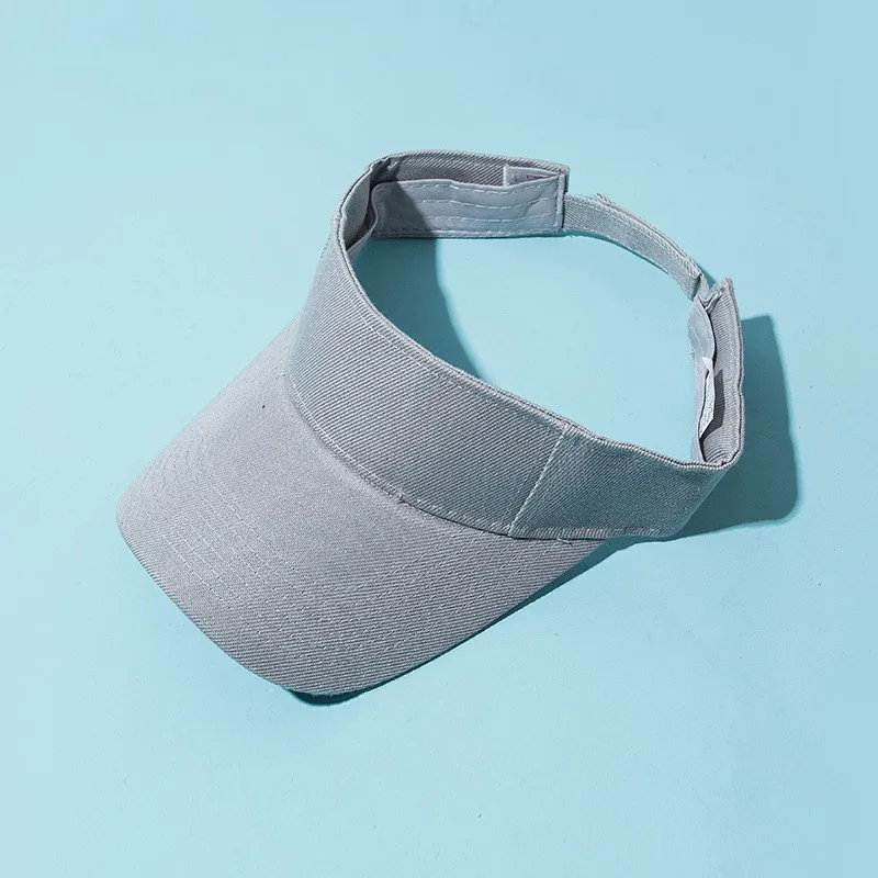 Unisex Summer Baseball Cap Casual Empty Top Sun Visor Tennis Cap for Children Outdoor Group Activities Solid Sunscreen for Boys