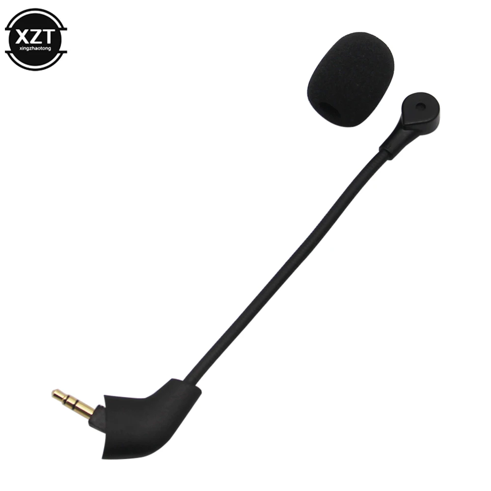 Replacement For Kingston HyperX Cloud Mix Headsets 3.5mm Jack Microphone Mic Booms With Noise Cancelling Detachable Foam Cover