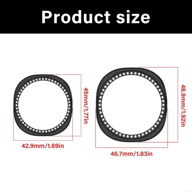 M6CA Scratch Resistant Bezel Rings Cover Shockproof Housing Shell for Watch 8