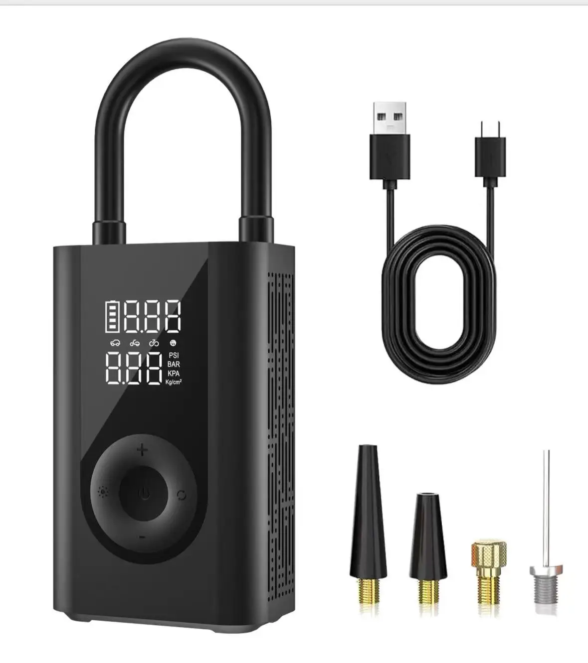 

SXLL DWON Digital Automatic Air Pump Portable Mini Cordless Car Air Compressor Tire Inflator Football Car Bicycle Pump