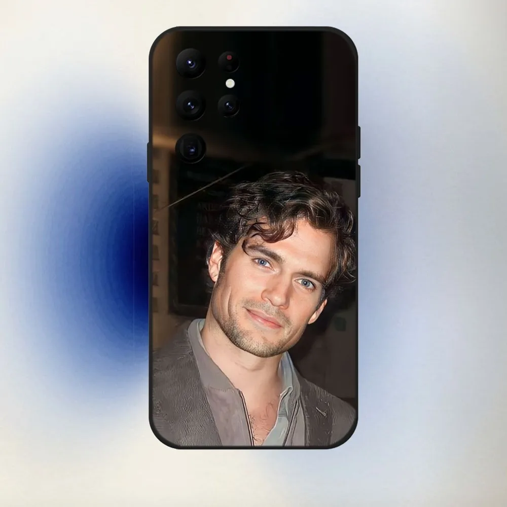 Actor H-Henry C-Cavill Phone Case For Samsung S24,23,22,30,21,10,9,Ultra,Plus,Lite,FE,5G Black Soft Case