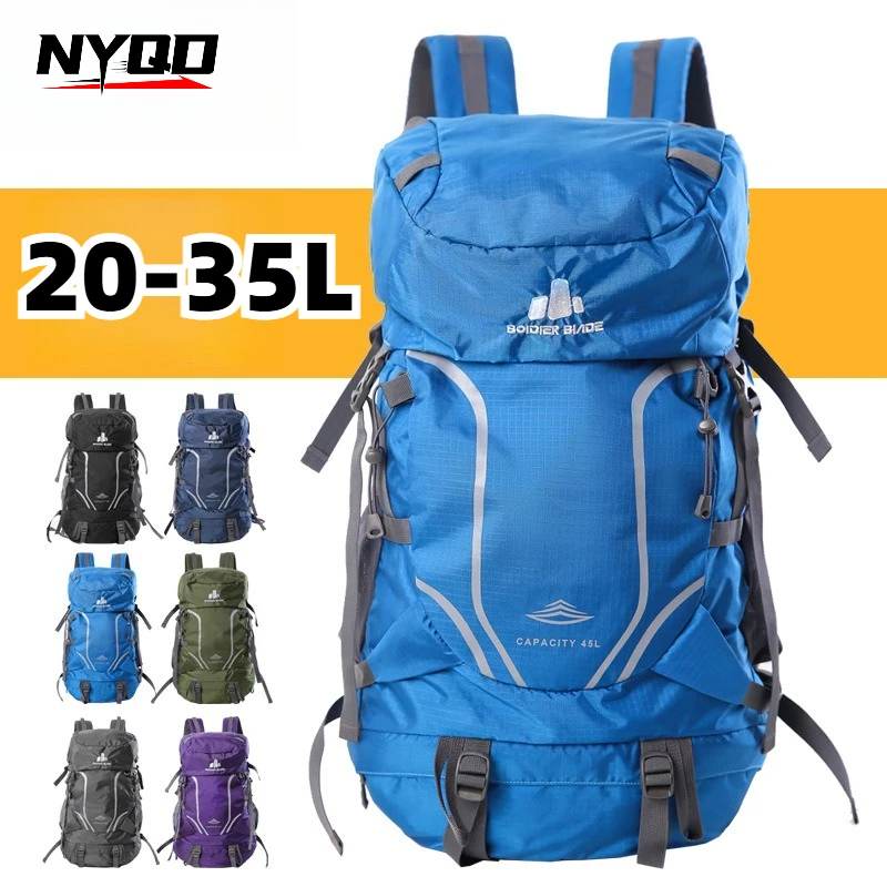 

Hiking Backpack Waterproof Large Capacity Durable Multifunctional Unisex Outdoor Travel Sports