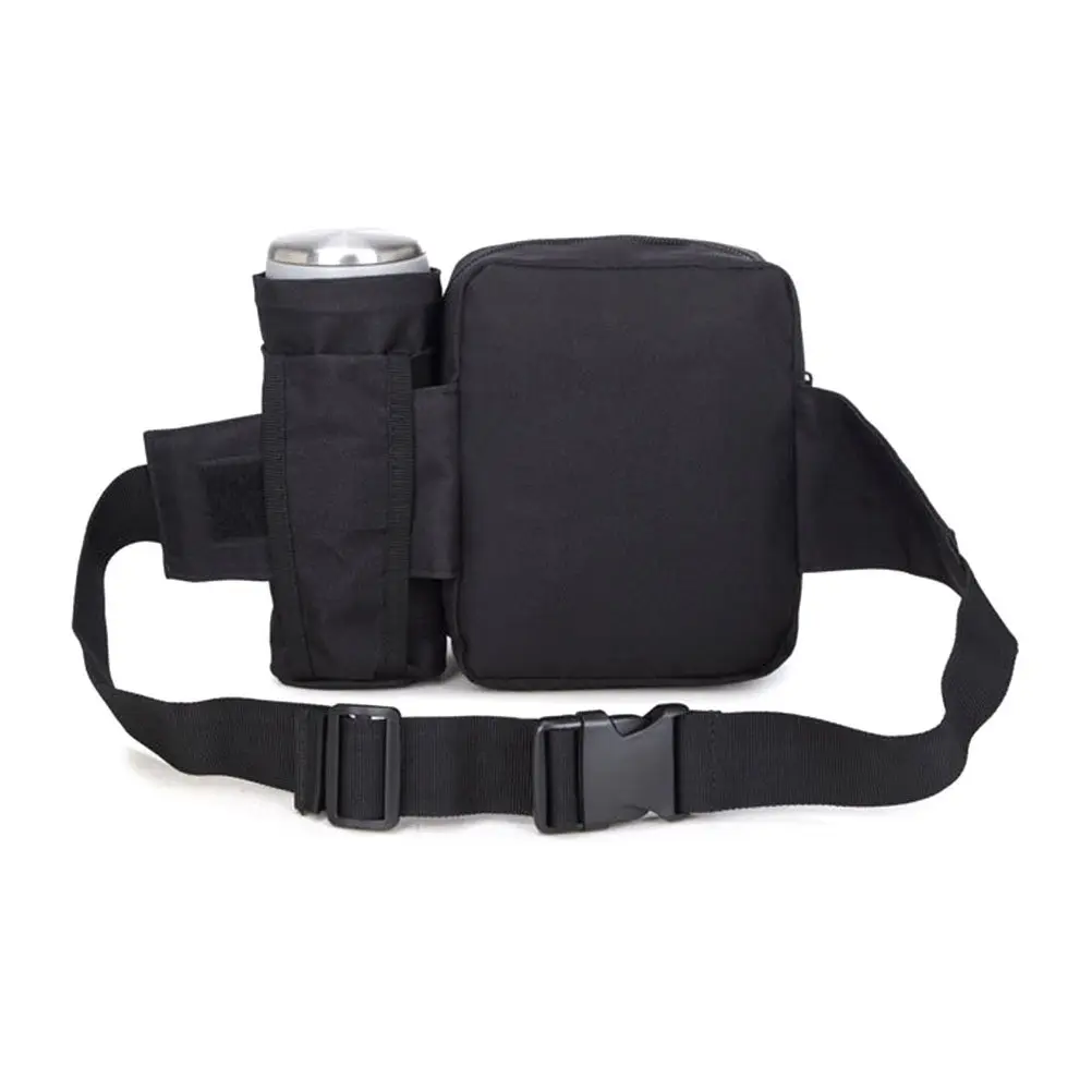 

Спортивная поясная сумка черного цвета, водонепроницаемая, легкая, для бега, походов, велоспорта, путешествий на природе, для телефона, ключей и денег